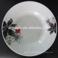 plato de sopa de cerámica / plato de sopa de porcelana